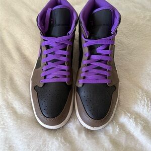 Jordan Sneakers with Purple Interior